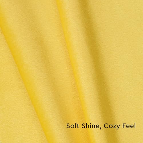 Image of Encasa XO Velvet Throw Pillow Covers 12x20 in (30x50 cm) - Lemon Yellow - No Inserts, Pack of 2 Cases | Solid Plain Dyed Soft & Smooth, Square Decorative Cushion Covers for Living & Bedroom