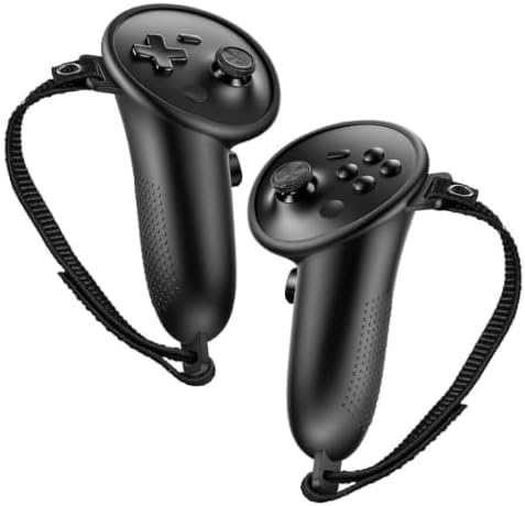 Silicone Grip Cover for Steam Frame VR Controller Anti-Slip Sweatproof & Shock-Absorbent Protective Case with Precise Cutouts