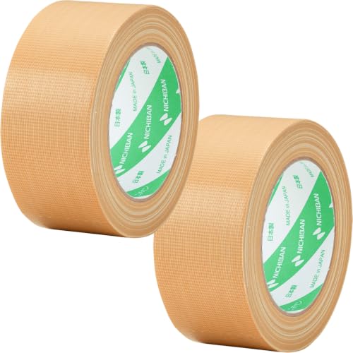 ニチバン 布粘着テープ 50mm×25m 黄土　30巻セット Amazon.co.jp: ニチバン 布粘着テープ No.121N 50mm×25m 2巻 黄土 121N