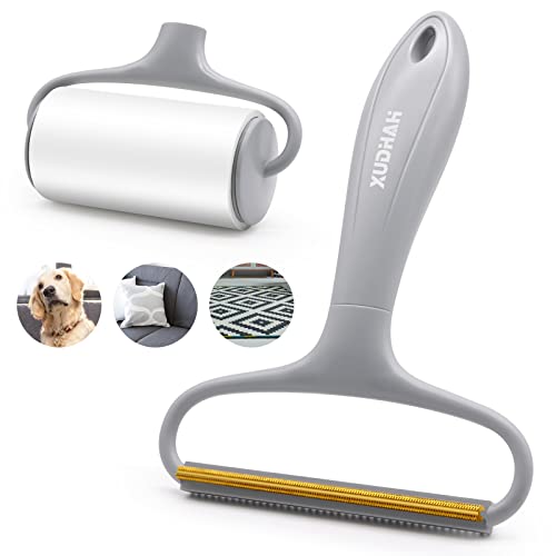 Portable Lint Remover, Reusable 3 in 1 Pet Lint Remover, Clothes Fuzz Remover and Lint Roller for Pet Hair, Sofa, Blankets, Sweaters, Furniture