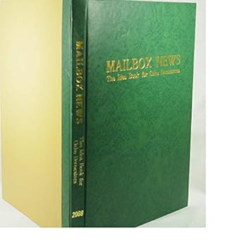 Leather Bound Hardbound Mailbox News The Idea Book for Cake Decorators enitre 2008 Book