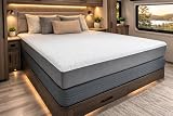 Travel Happy Green Tea Infused Memory Foam Mattress, Medium Firmness, 8-Way Stretch Nitro Cooling Cover, Multi-Layer Support (66x80 - Olympic Queen, Medium, 10.0, Inches)