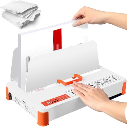 Machine à reliure à fusion chaude haute capacité pour assembler 500 feuilles proprement