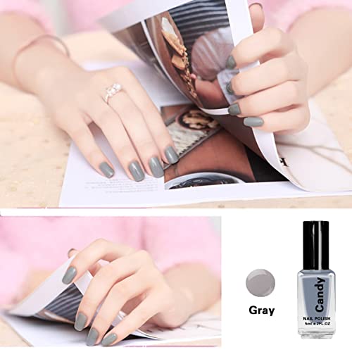 Tophany 6 Bottles Nail Polish Set, Quick Dry Long Lasting And Not Easy To Peel Off Nail Polish Nail Art Decoration For Women And Girls #TOP4