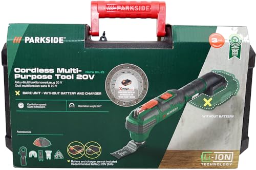 HEADNMORE® Bundle - PARKSIDE® Akku Multifunktionswerkzeug Schaber 20V PAMFW 20-Li +Schlüsselanhänger