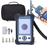 400X Magnification Optic Fiber Inspection Probe 3.5-inch LCD Display Optical Video Inspection Kit for FC/SC/LC/ST Connector and SC/LC Female Connector, Fiber Optic Inspector