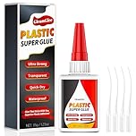Plastic Super Glue 35g – Heavy Duty CA Glue for Plastic Repairs, Ideal for PLA, 3D Printing, Toys, ABS, PVC & DIY Projects