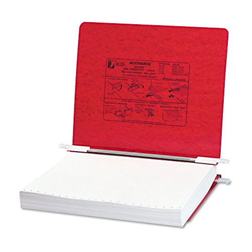 ACCO Pressboard Hanging Data Binder, 8.5 x 11 Inches Unburst Sheets, Executive Red (54129) by ACCO Brands - Used condition - CA$15.47