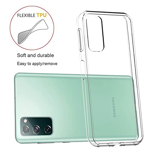 Samsung Galaxy S20 FE Hülle und Glas Schutzfolie von Lifeacc
