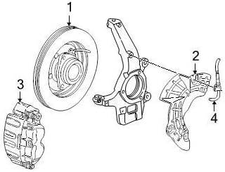 Passenger Side Brake Dust Shield OEM NEW