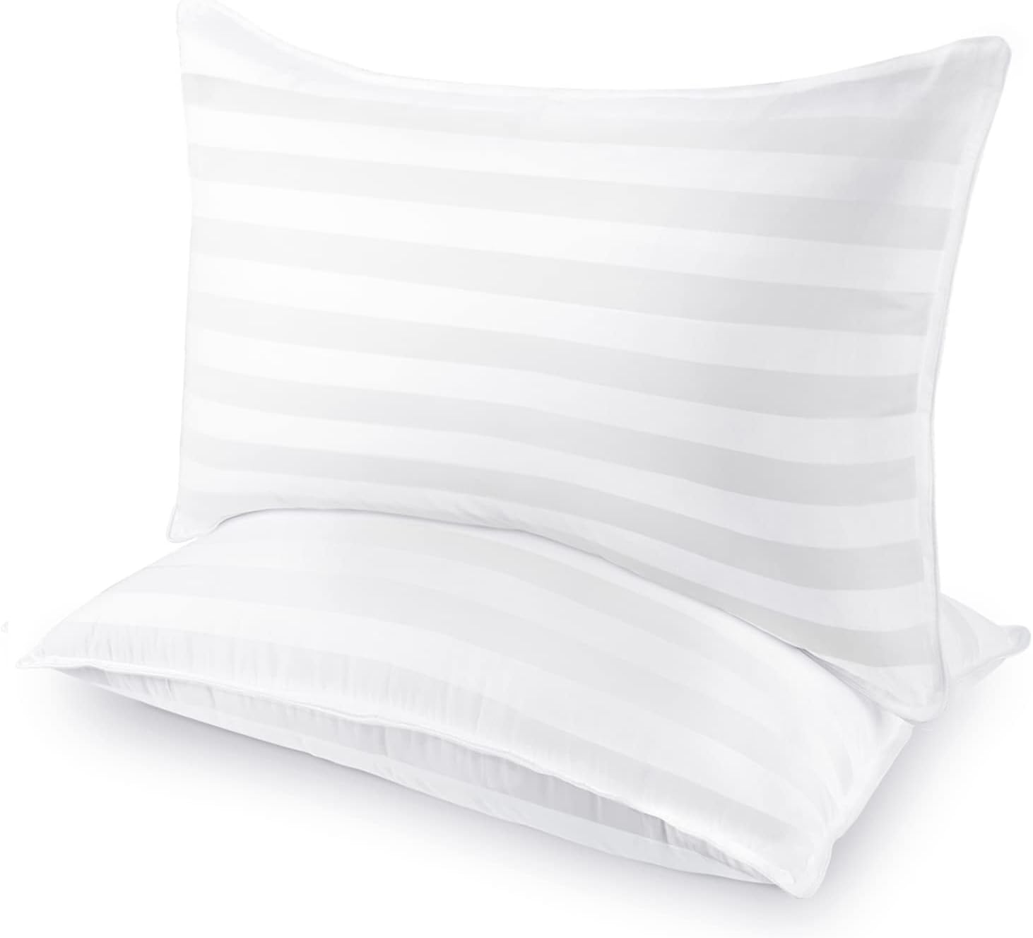 COZSINOOR Bed Pillows for Sleeping Queen Size - Breathable Hotel Quality Set of 2 - Down Alternative Microfiber Filled for Back, Stomach, Side Sleepers, Cooling & Skin-Friendly