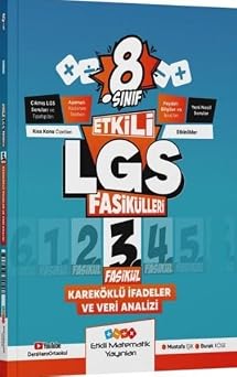 Etkili Matematik Yay nlar  8. S n f Etkili LGS Fasik l K kl   fadeler 3