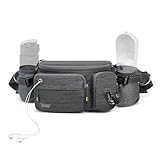 Bauchtasche Herren,Gürteltasche Herren,Bauchtasche Mit Flaschenhalter,Schwarz,Handy Gürteltasche,Bauchtasche Hund,Hüfttaschen