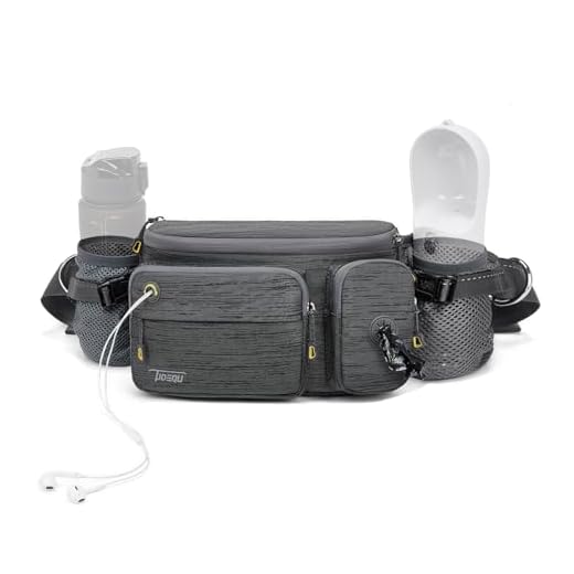 TUDEQU Fanny Pack Waist Bag Large Hiking Waist Pack for Men Women with 2 Hidden Water Bottle Holde,Water Resistant Hip Bum Bag with Adjustable Strap for Outdoors Workout Traveling Cycling Dog Walking