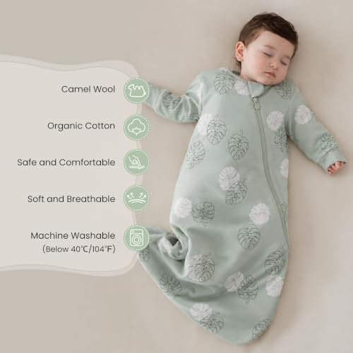 Image of kaiya baby Unisex Sleeping Bag for Babies and Toddlers 2.5 Tog Sleep Sack, Long Sleeve Sleep Sack, Wearable Blanket Baby