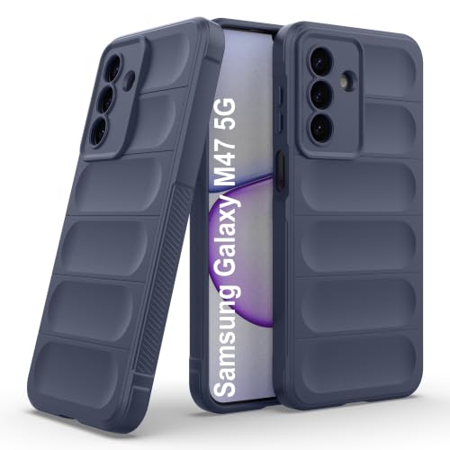Image of Zapcase Back Case Cover for Samsung Galaxy M47 5G | Compatible for Samsung Galaxy M47 5G Back Cover | Liquid Silicon Magic Case with Camera Protection | Sapphire