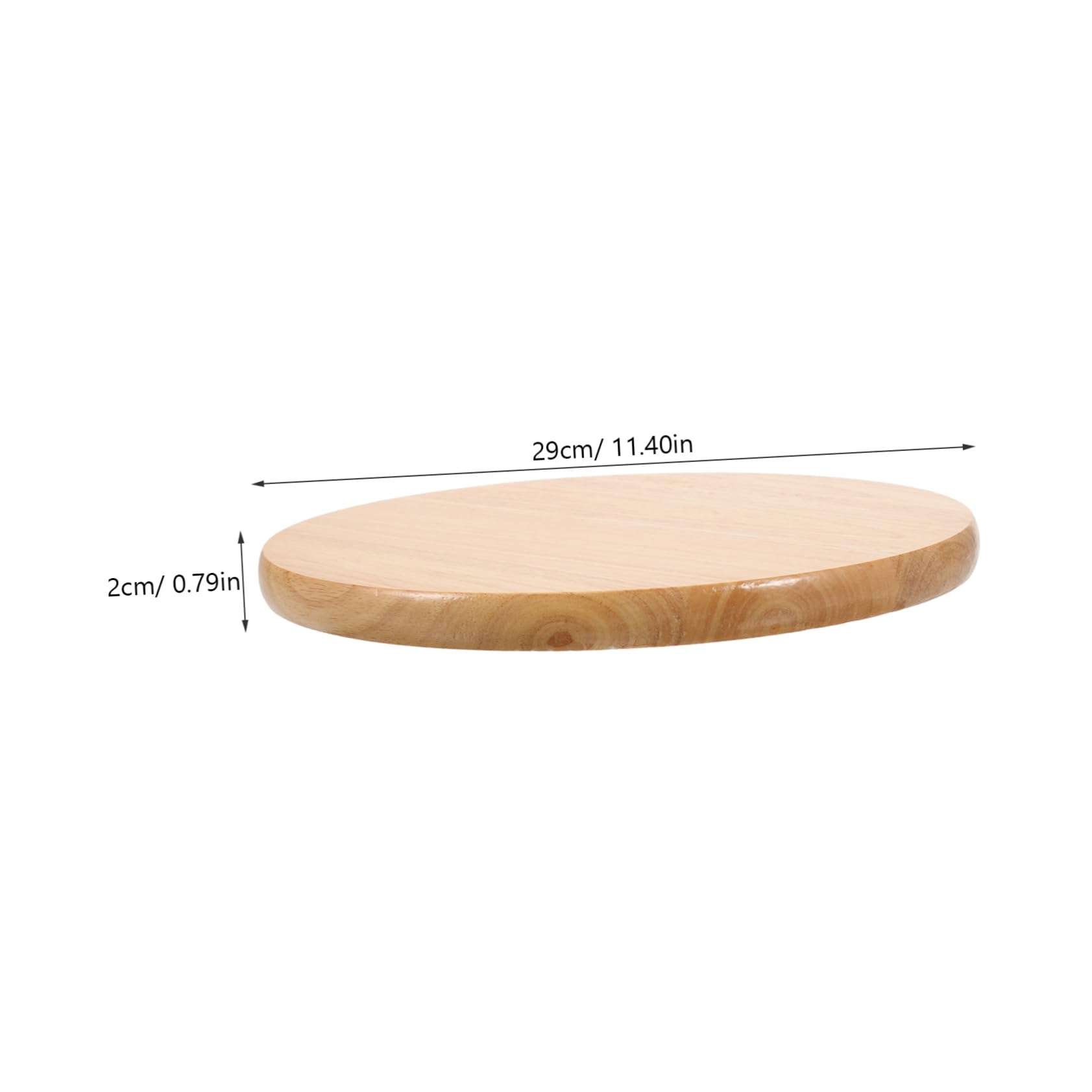 QUMIIRITY Square Stool Wooden Seating Part Round Chair Replacement Seat for Home