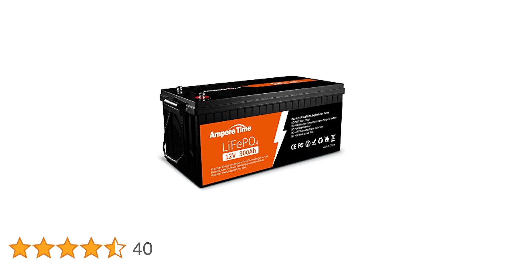 Amazon.co.jp: Ampere Time 12V 300Ah リン酸鉄リチウムイオン