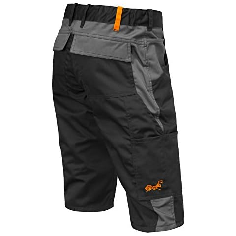 strongAnt Pantalon Court Cargo Noir-Gris Cover
