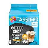 Tassimo Kapseln Coffee Shop Selections, Typ Iced Caramel Latte, 40 Kaffeekapseln, 5er Pack (5 x 8 Getränke) - nur für kurze Zeit verfügbar