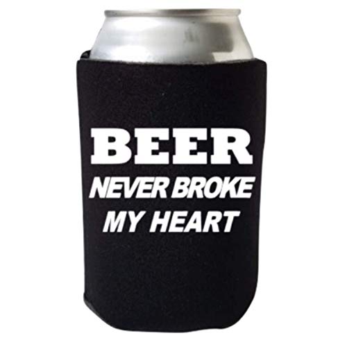 Capital City Commerce Can Cooler - Beer Never Broke My Heart Funny Can Cooler Gag Gift cover