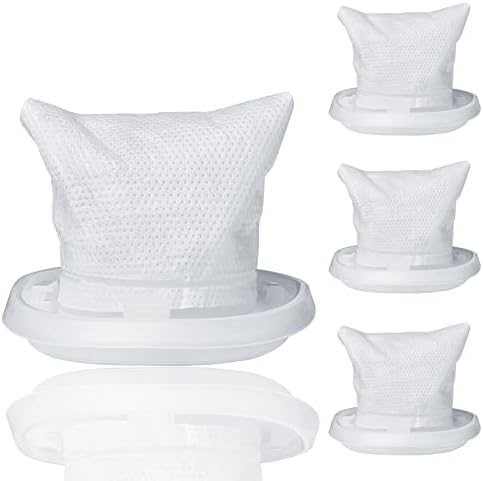 4 Pack HNVCF10 Filter Replacement for Black and Decker Dustbuster Hand Vacuum HNVC220BCZ01, HNVC215B10, HNVC215B12, HNVC115B22, HNVC220BCP07, HNVC115J06, HNVC115J22, HNVC115JB06, HNVC220BCZ00