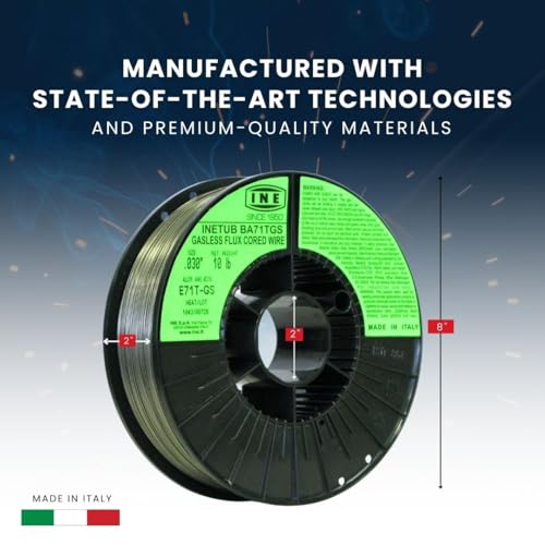 INETUB BA71TGS .030-Inch on 10-Pound Spool Carbon Steel Gasless Flux Cored Welding Wire