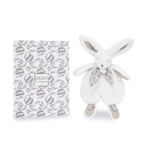 Doudou Lapin Blanc 29 cm par Doudou et Compagnie pour bébé - 2