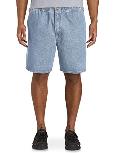 Harbor Bay By Dxl Big And Tall Denim Shorts, Light Stonewash, 3Xl #TOP24