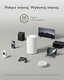 Cudy Tri-Band WiFi 7 BE11000 Whole Home Mesh System, 6-Stream 10 Gb/s, 4 porty 2,5G, MU-MIMO, Multi-VPN, Cudy APP, inteligentne anteny wewnętrzne, M11000 1-pak