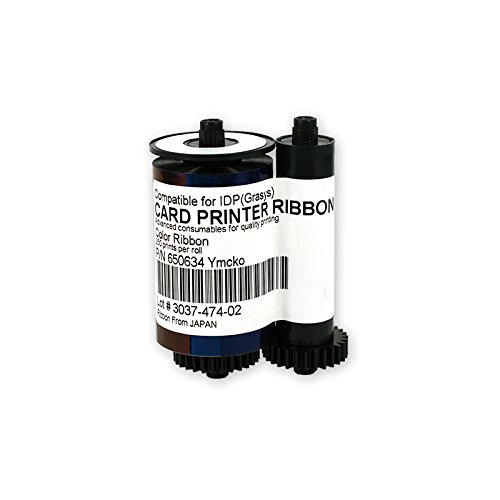 650634 YMCKO Color Ribbon For IDP Smart ID Card Printer 250 Prints