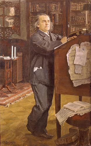 Affiche Valentin Serov Portrait d'Alexandre Serov pour salon et bibliothèque