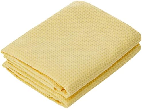 amazon basics Towel (Pack of 2, Yellow)