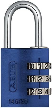 Padlock Combination Aluminum 30mm Silver