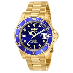 Invicta Men’s 8930OB Pro Diver Analog Display Japanese Automatic Gold Watch