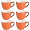 Lot 6 Mini Tasses Expresso Porcelaine 90ml - Demitasse Blanche Mate Pour Café Et Thé