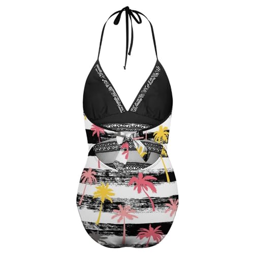 Bikini set une pièce Noix de Rayée en textile premium résistant au chlore - 5