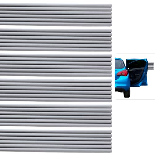 VEXPLO Garage Wall Protector Strip Car Door Protector, Self-Adhesive Rubber Garage Wall Guards for Car SUV Doors, Waterproof Wall Bumper Guards for Cars - 2.75x16 Inches 6 Packs - Grey