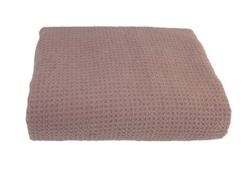 Ultra AbsorbentWaffle Weave Microfiber Bath Towel in Coffee (29 X 55 Inches)