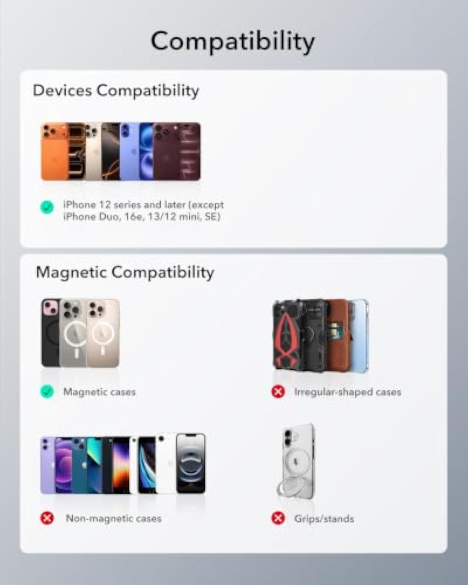 Geo for MagSafe Wallet with Full Find My Functionality, 5 Card Holder