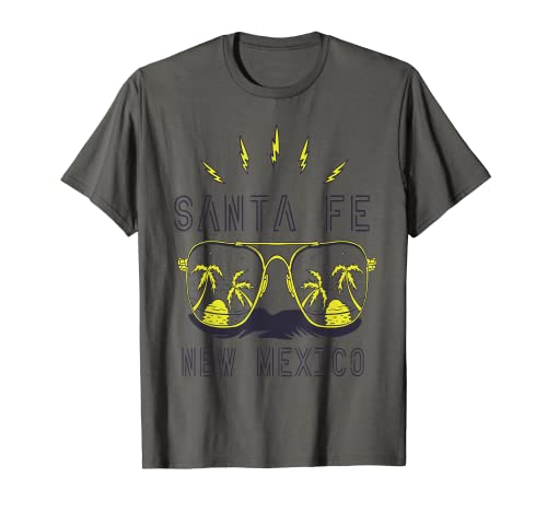 Lunettes de soleil Santa Fe Surfing New Mexico Vacation Palmier T-Shirt