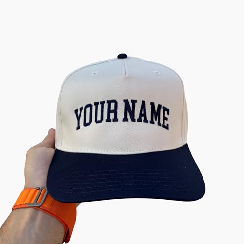 Gorra personalizada ajustable de béisbol con texto bordado miniatura 6