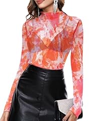 Orange Floral on Apricot