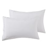 Nestl White Pillow Cases Size Set of 2, Soft Pillow Case, 1800 Microfiber Pillow Cases 2, Pillowcases, Envelope Closure Pillowcase, Pillow Covers Size, 20x30 Inches