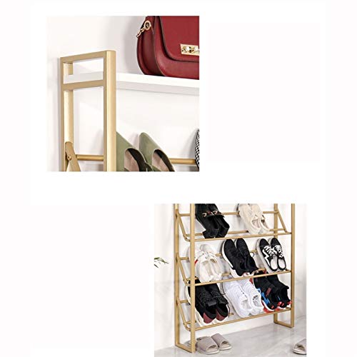 Emplacements pour chaussures étagère métallique compacte de rangement - 4