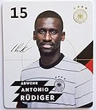 EM 2020 Rewe EM 2020 DFB - Sammelkarten - Normale - Nr. 15 - Antonio Rüdiger - Plus 1 spezielle toysagent Sonderkarte