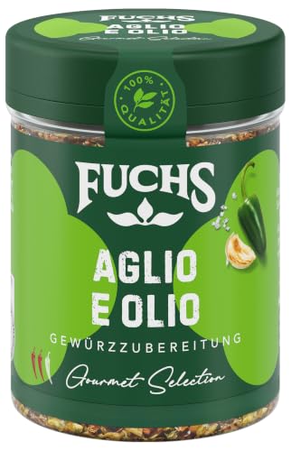 Fuchs Gewürze - Aglio e Olio Gewürzzubereitung | 50 g in der Streudose