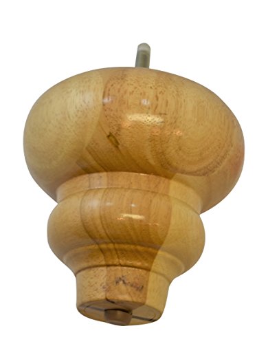 Recliner-Handles Decorative Solid Wood Turned Leg with No Finish for Chairs and Sofas Set of 4