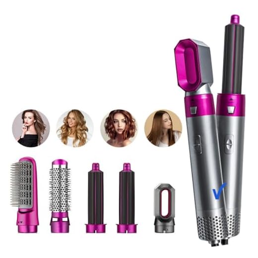 Escova Secadora Ar Quente Profissional Alisa Modela Cabelo 5 em 1 Penteado Feminino Elétrico Multifuncional