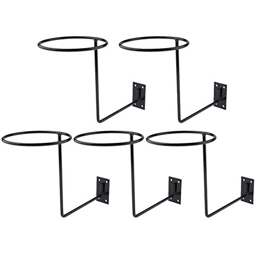 Tmand 5 Stück Metall-Helm-Halter, Helm-Aufhänger, Wandmontage, Haken für Mäntel, Hüte, Mützen usw. verbessertes Motorradzubehör Cover